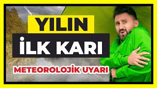 İlk Kar Yağdı  Meteorolojik Uyarı [upl. by Downs]