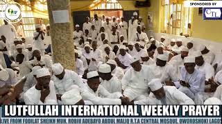 LUTFULLAH INTERNATIONAL WEEKLY PRAYER LIVE NOW ON HUDAHTV OWORONSOKI [upl. by Vassili]