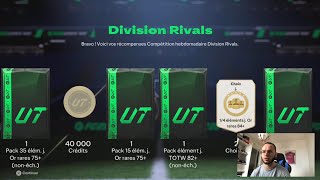 300K CRÉDIT DANS MES RÉCOMPENSES DIV RIVALS  Pack Opening EAFC25 [upl. by Corotto903]