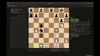 Chess Game 346  Zukertort Opening Ross Gambit [upl. by Bonnibelle]