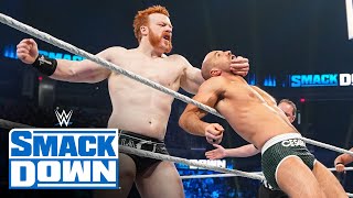 Ricochet amp Cesaro vs Sheamus amp Ridge Holland SmackDown Feb 4 2022 [upl. by Newnorb]