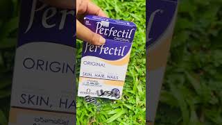 Perfectil Original😇Skin Hair Nails review 😱skincare goviral foryou beauty review [upl. by Dyoll]