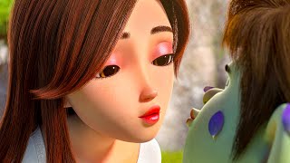 RED SHOES AND THE SEVEN DWARFS Trailer 2020 Chloë Grace Moretz Animation Movie HD [upl. by Vaas]