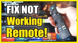 How to Fix your FIRE TV Remote Not Working Pair Tutorial [upl. by Asalocin]