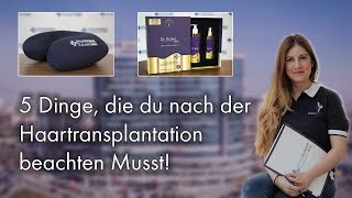 Nach Haartransplantation 5 Tipps zur Heilung und Verlauf – ab wann Medikamente [upl. by Zanahs862]