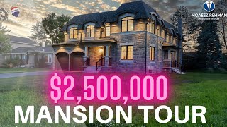 INSIDE a luxury home in Toronto 25 Million CUSTOM HOME in Toronto 368 Small Crescent REMAX [upl. by Neelyad826]