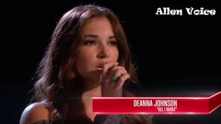 The Voice  Top 7 Girls Amazing Voice  Blind Audition  WorldWide part 2 [upl. by Hnoj]