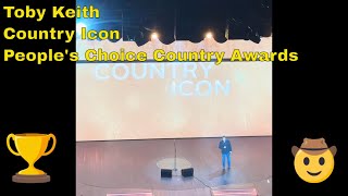 Toby Keith 2023 People’s Choice Country Awards Full Segment Country Icon [upl. by Relluf]