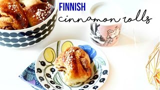 How to make Finnish Cinnamon Rolls – Korvapuustit [upl. by Atiran]