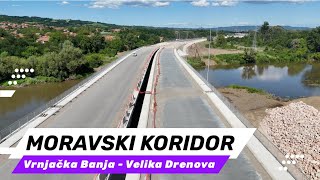 Moravski Koridor od petlje Vrnjačka Banja do Velike Drenove 05072024 vrnjackabanja [upl. by Eiramanitsirhc]