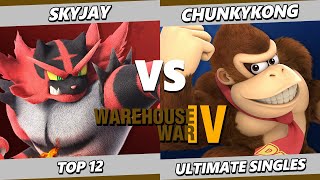 Warehouse War 4  Skyjay Incineroar Vs ChunkyKong Donkey Kong Smash Ultimate  SSBU [upl. by Aicil]