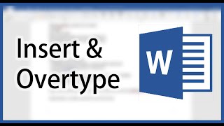 Replace the words Switching between Insert and Overtype Mode in Microsoft Word [upl. by Ahsitam]