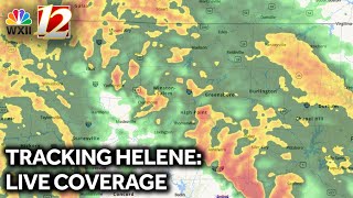 Tracking Helene Live coverage as the storm moves into North Carolina [upl. by Hedva30]