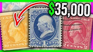 10 SUPER RARE STAMPS WORTH MONEY  EXTREMELY VALUABLE STAMPS [upl. by Arbas]