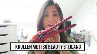 Haar krullen met de ISO Beauty Stijltang [upl. by Maltzman]