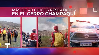 DRAMÁTICO RESCATE DE UNOS CHICOS EN EL CERRO CHAMPAQUÍ [upl. by Guibert986]