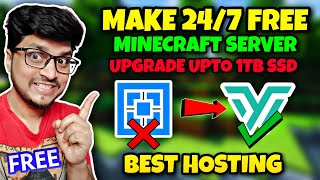 How To Make Free 247 Minecraft Server  Best Free 247 Minecraft Server Hosting  Wyvern Host [upl. by Millwater]