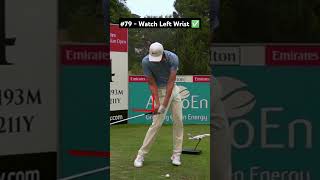 Left Wrist Movement And Lag Golf Swing Slow Motion Iron [upl. by Nnylacissej]