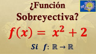 👩‍🏫 Cómo determinar si una FUNCIÓN es SOBREYECTIVA  Juliana la Profe [upl. by Cowie]