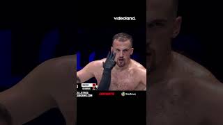 Asdren Gashi and Colin George exchanging HEAVY shots at GLORY96 [upl. by Eramal]