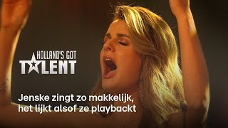 Jenske OVERTREFT zichzelf met opera stuk uit ‘The Godfather’  Hollands Got Talent [upl. by Casar]