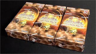 遊戯王 受注限定の激熱パック QUARTER CENTURY LIMITED PACK 開封 yugioh opening [upl. by Enahs829]