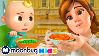 YES YES Vegetables Song  BEST OF CoComelon  Sing Along With Me  Moonbug Kids [upl. by Heloise]