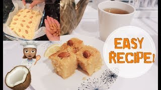 COOK WITH ME COCONUT CAKEBASBOOSA RECIPE Chinutay A [upl. by Westney134]