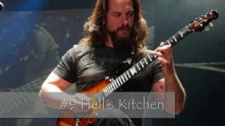 Top 10 Solos of John Petrucci [upl. by Ellehcir]