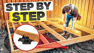 Easy DIY Deck Frame Walkthrough [upl. by Liakim]