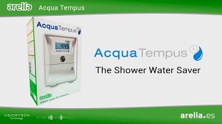 Shower timer with water shut off Acqua Tempus  saving gas and water  Every drop counts [upl. by Elsilrac]