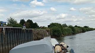 Tidal River Trent Part 2 Torksey Lock to West Stockwith Lock [upl. by Utir454]