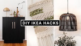 DIY IKEA HACKS  Super Affordable  Cute Room Decor  Furniture [upl. by Siul]