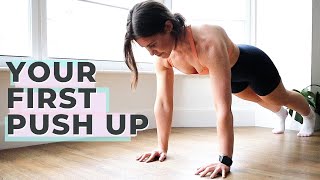 How To Get Your First Push Up  Beginner Calisthenics and Motivation  Lucy Lismore Fitness [upl. by Kella]