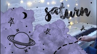 saturn • sleeping at last space • piano cover [upl. by Bondon]