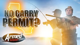 No Carry Permit Needed In California If You Have A Hunting and Fishing License [upl. by Aivizt262]