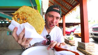 TROPICAL Puerto Rican STREET FOOD TOUR  Piñones Puerto Rico [upl. by Dleifxam]