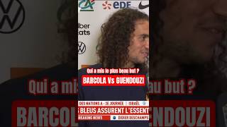 LA RÉPONSE DE GUENDOUZI equipedefrance franceisrael football foot guendouzi barcola [upl. by Cedric]