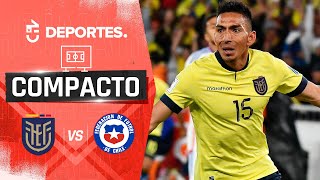 ECUADOR 1  0 CHILE 🏆 Clasificatorias Mundial 2026 ⚽️ GOLES Y RESUMEN [upl. by Yrannav737]