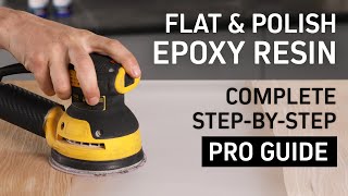 How to Sand and Polish Epoxy Resin to a Mirror Finish  Step by Step Guide [upl. by Enihpled413]