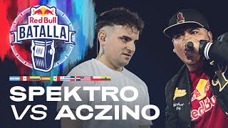 SPEKTRO vs ACZINO  Cuartos  Red Bull Batalla Internacional 2022 [upl. by Tnilc]