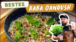 Baba Ganoush  Auberginen Creme zum Grillen  BBQ Madness [upl. by Arymas]