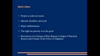 Immanuel Kants Philosophy of Ethics Summary [upl. by Aelhsa974]