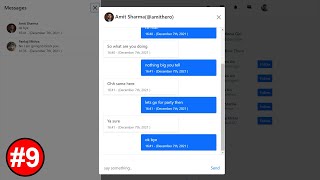 How To Make Social Media Website Using PHP  Realtime User to User Chat System 9 [upl. by Eibrik]