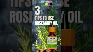 Rosemary Oil for hair growth clear skin amp relaxation RosemaryOil EssentialOils OrganixMantra [upl. by Azila685]