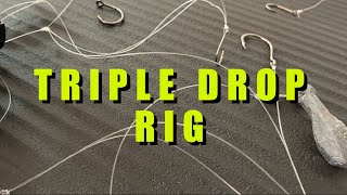 How to tie tripledrop bottom rig [upl. by Vogeley]