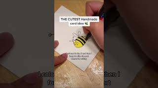 DIY BeeThemed Birthday Card A StepbyStep Tutorial birthdaycardideas birthdaycardshandmade [upl. by Noved]