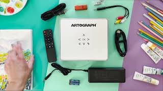 Unboxing ARTOGRAPH INSPIRE 1200 Digital Art Projector [upl. by Leona]