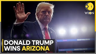 US Election 2024 Donald Trump Takes Arizona Wins All 7 Swing States  World News  WION [upl. by Refotsirk364]