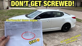 KIA ENGINE SETTLEMENT 2023  HOW TO GET YOUR KIA ENGINE REPLACED IN 2023  AVOID GETTING CHARGED [upl. by Haran]